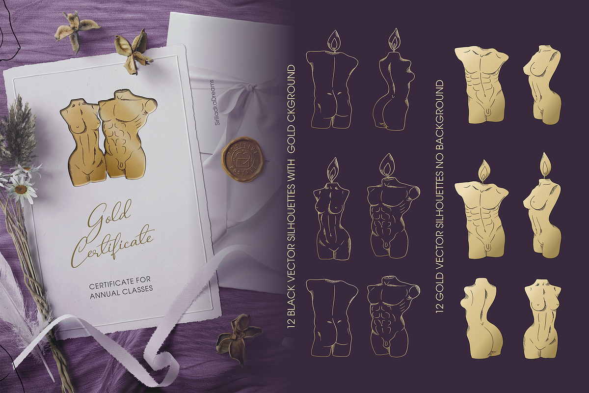 Candles and torsos of god and goddes, an Illustration by Siriliadka Dreams (Photo 10 of 10)