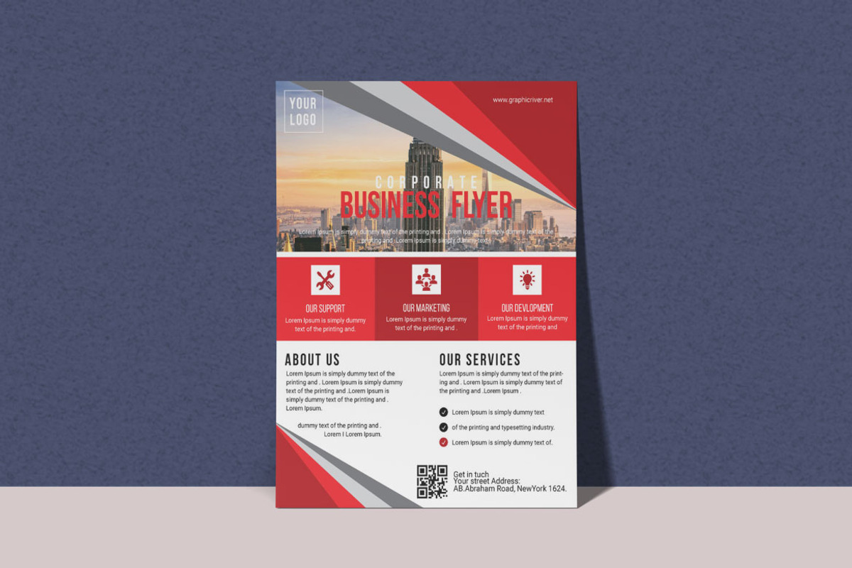Modern Corporate Business Flyer, a Flyer Template by BrandlyTemplate (Photo 3 of 3)