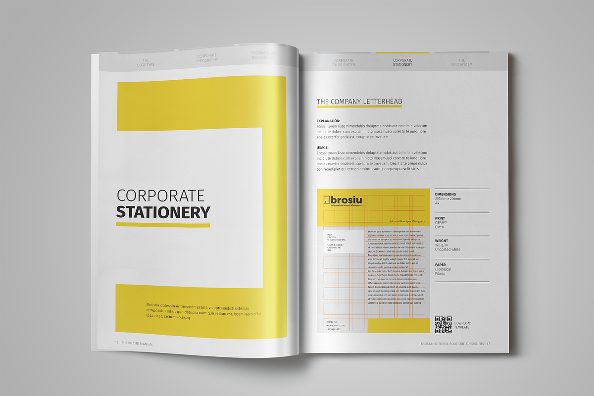 Brand Manual, a Templates & Theme by StockInDesign (Photo 7 of 10)