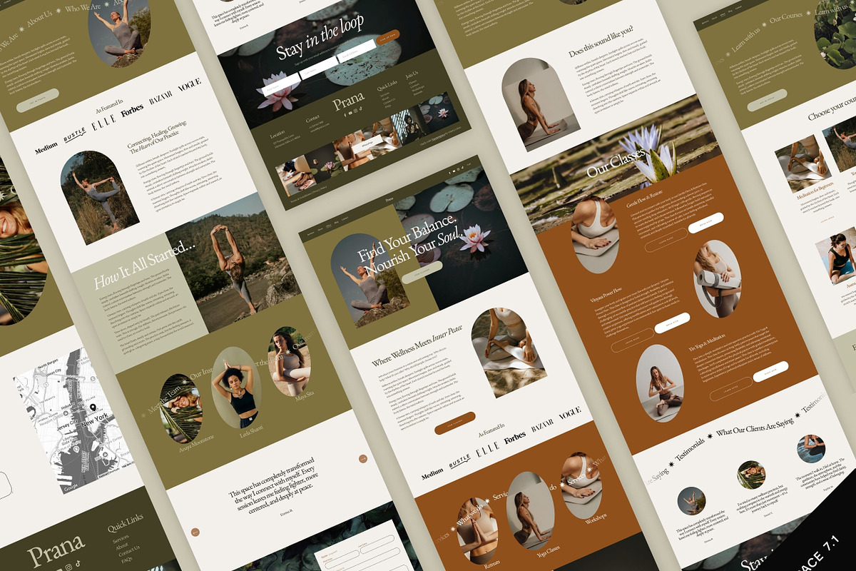 Squarespace Website Template Boho, a Squarespace Template by MartaLebre (Photo 6 of 11)