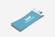 Ticket mockup isolated, a Product Mockup by mahhyud (Thumbnail 5 of 9)