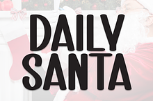 Daily Santa | Script Font