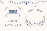 Winter Birds Vector Clipart, an Illustration by SvetaGallery (Thumbnail 3 of 5)