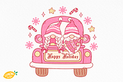 Pink Christmas PNG Sublimation, a Seasonal Illustration by LemonDesign (Thumbnail 3 of 12)