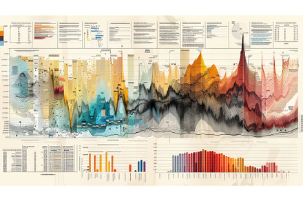 danger risk chart ai generated, a Background Photo by pikepicture