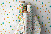 Mid Century Modern Seamless Patterns, a Pattern Graphic by ArtIrisArt (Thumbnail 5 of 7)