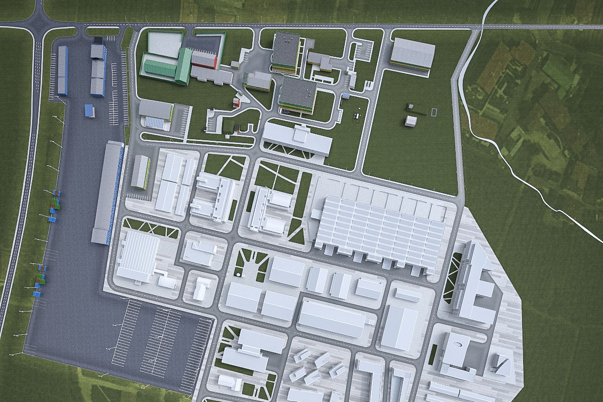 Industrial factory warehouse complex, an Architecture 3D Model by 3DNUTS (Photo 10 of 17)