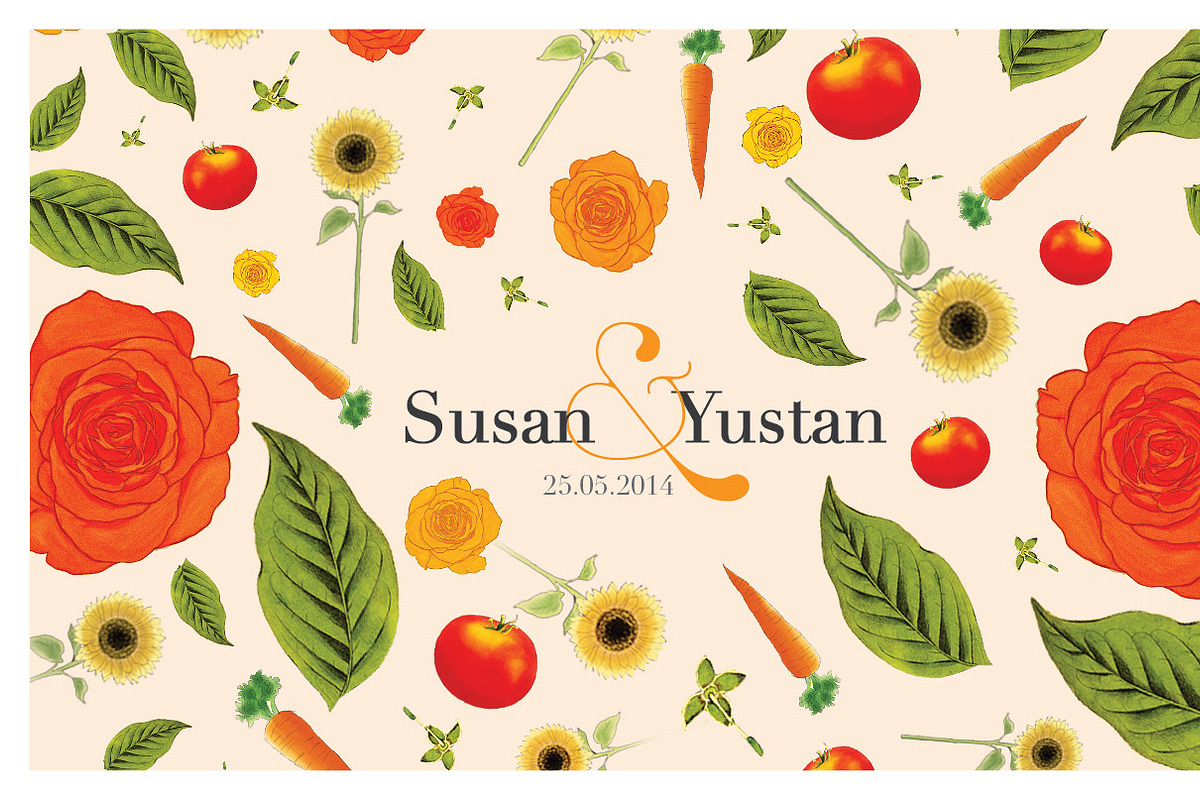 Garden party wedding invitation, an Invitation Template by Laffmate (Photo 2 of 4)