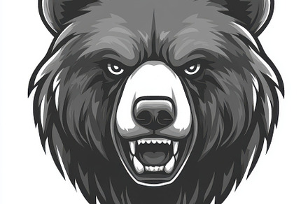 Grizzly Bear Head Roaring Intense Wi, an Animal Photo by Pixeness