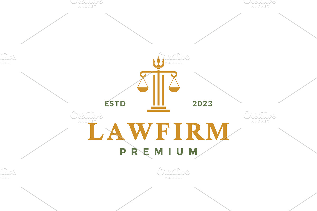 pillar trident law firm logo, a Branding & Logo Template by devastd