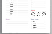 Planner Template Layout, a Stationery Template by ContestDesign (Thumbnail 3 of 5)