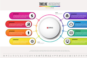 Timeline Infographic Template Set 22