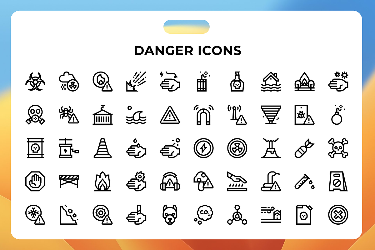 Danger Icons, a Duotone Icon by Wencory (Photo 1 of 2)