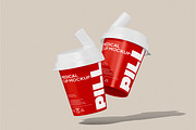Pill Swallowing Cup Mockup, a Packaging Mockup by Permadi Creative (Thumbnail 4 of 5)