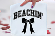 Beachin Coquette Bow Summer PNG, an Illustration by CraftArtStudio (Thumbnail 1 of 4)