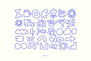Various Doodle Elements, an Object Graphic by Léo Alexandre (Thumbnail 11 of 17)