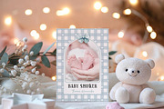 Photo Baby Shower Invite Template, an Invitation Template by LucaTheme (Thumbnail 1 of 6)