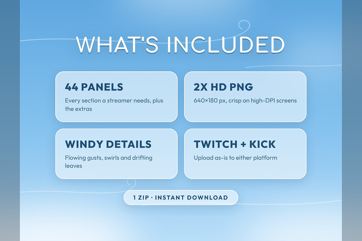 Wind Twitch & Kick Panels, an Object Graphic by Gear Store (Photo 6 of 7)