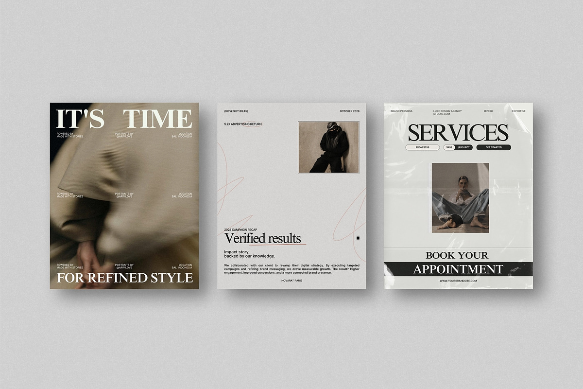 ZUNO | Instagram Post Bundle, a Social Media Template by The Aesthetic Studio (Photo 6 of 10)