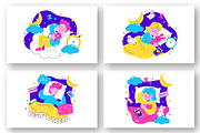 10 Restful Sleep Vector Illustration, a Person Illustration by denayunebgt (Thumbnail 3 of 4)