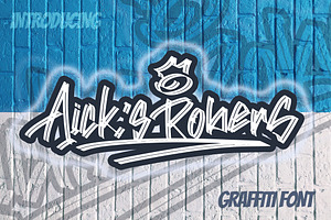 Aick's Robers - Graffiti Font