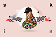 SKIN Trendy Social Media Design, a Social Media Template by NordWood (Thumbnail 1 of 5)