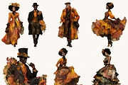 Quirky European Fashion Clipart, a Person Illustration by BusyDaydesign (Thumbnail 3 of 9)