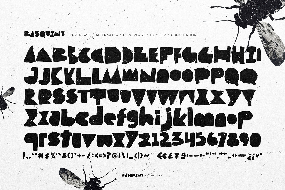 Basquint - Noise Font, a Symbol Font by ikiiko (Photo 6 of 7)