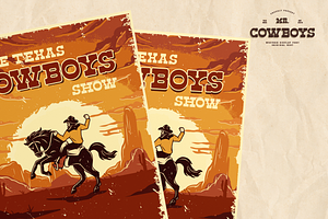 Mr.Cowboys - Western Display Font