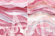 Seamless Rose Quartz Digital Papers, a Pattern Graphic by Maishop (Thumbnail 7 of 7)