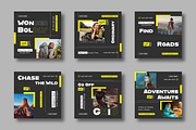 Explore and Adventure Social Media, a Social Media Template by MightyDesign (Thumbnail 1 of 8)