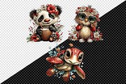 Whimsical Summer Animal Clipart, an Animal Illustration by Creative Art (Thumbnail 8 of 8)