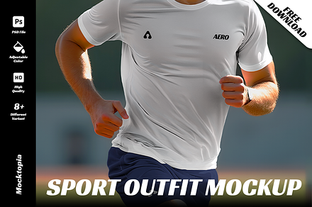 Aero - Running Model Outfit Mockup