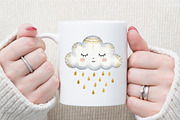 Watercolor Boho Sky Character, an Illustration by Sublimation Artist (Thumbnail 5 of 6)
