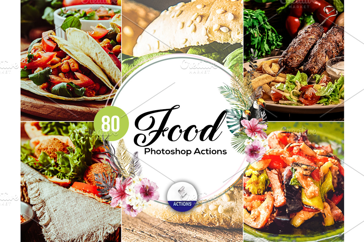 80 Food Photoshop Actions Vol2, an Action Add-On by DreamColor (Photo 1 of 6)