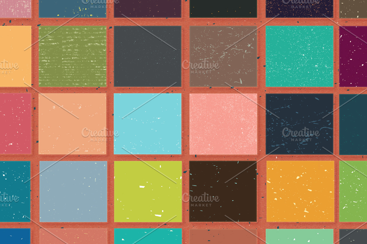 53 Subtle Vector Grunge Patterns preview 2
