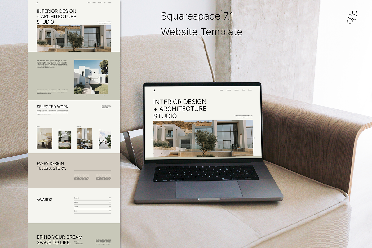Squarespace Website Template, a Squarespace Template by Skye Studio (Photo 1 of 5)