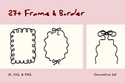 27+ Aesthetic Frame & Border, a Decorative Illustration by The Journey Atelier (Thumbnail 1 of 3)