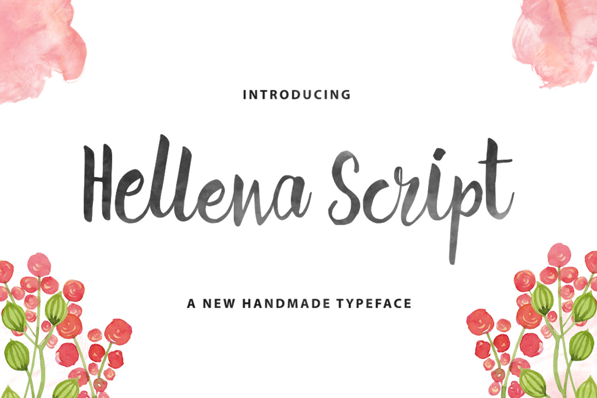 Hellena Script, a Script Font by QueenType (Photo 1 of 5)