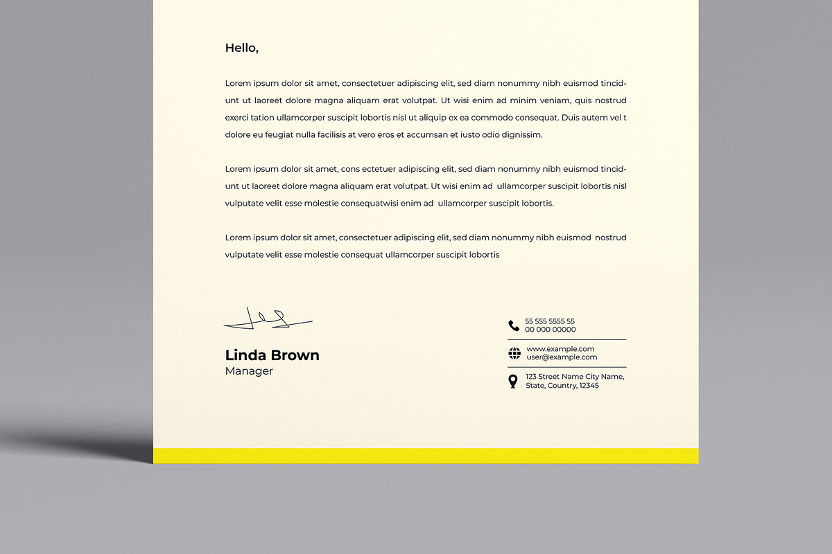 Letterhead Template, a Stationery Template by MightyDesign (Photo 5 of 8)