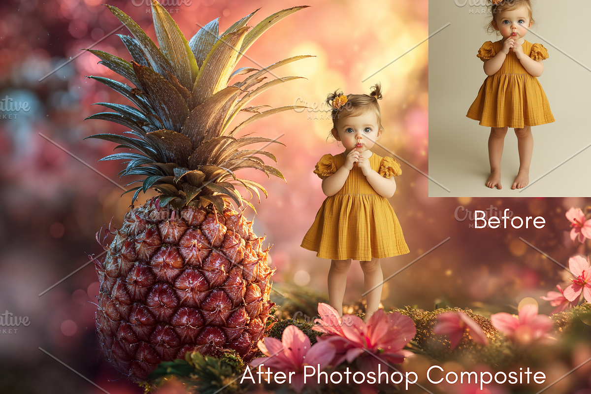 Pineapple Dream Digital Backdrop, a Background Photo by Winwin Design Art (Photo 2 of 5)