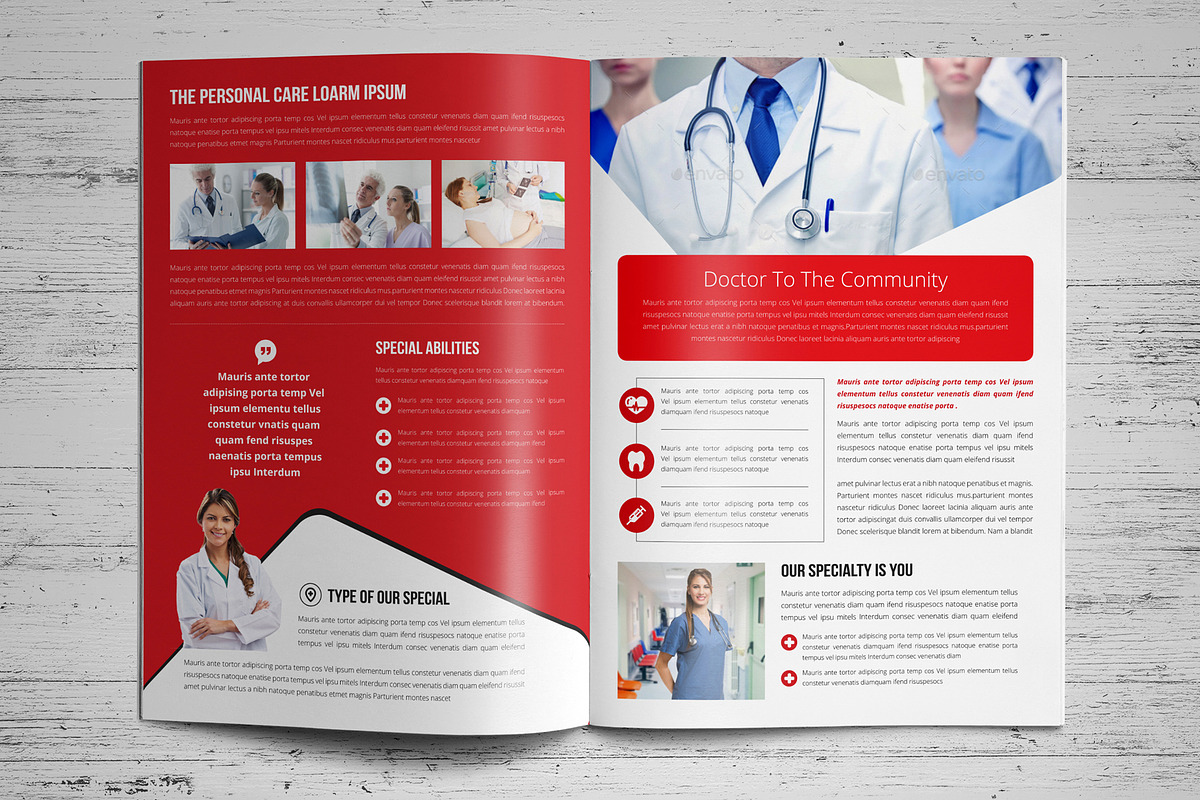 Medical Healthcare Brochure V4, a Brochure Template by JanySultana (Photo 4 of 10)