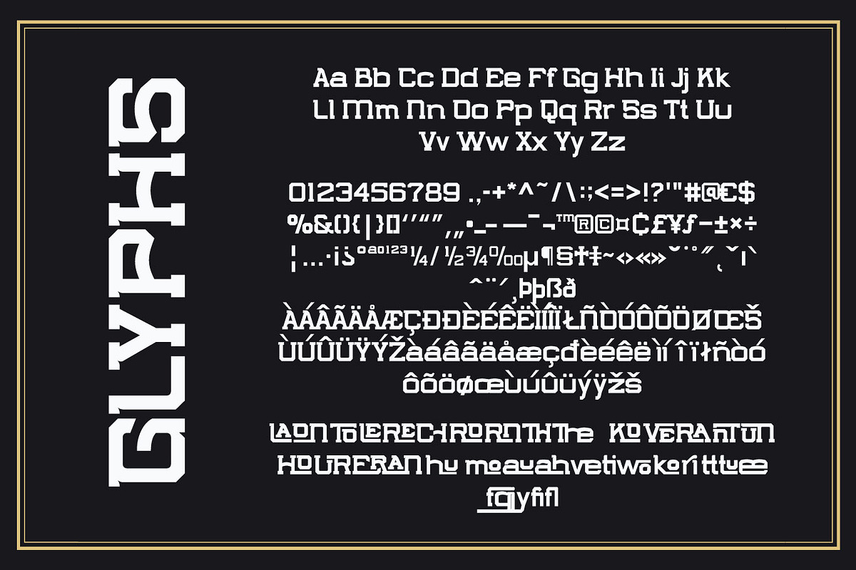 Wahong Sports Design Special Font, a Sans Serif Font by AuthenType (Photo 12 of 12)