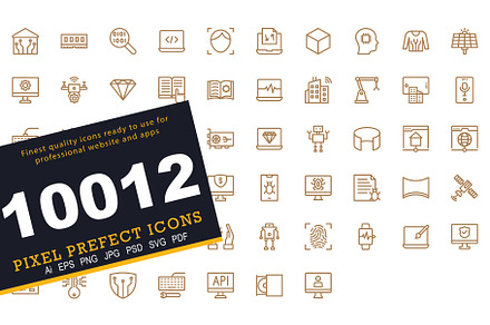 Pixel Prefect icons bundle, an Outline Icon by Vector Stall