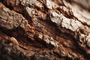 Rough Oak Bark Close-up, a Nature Photo by Virgo Studio