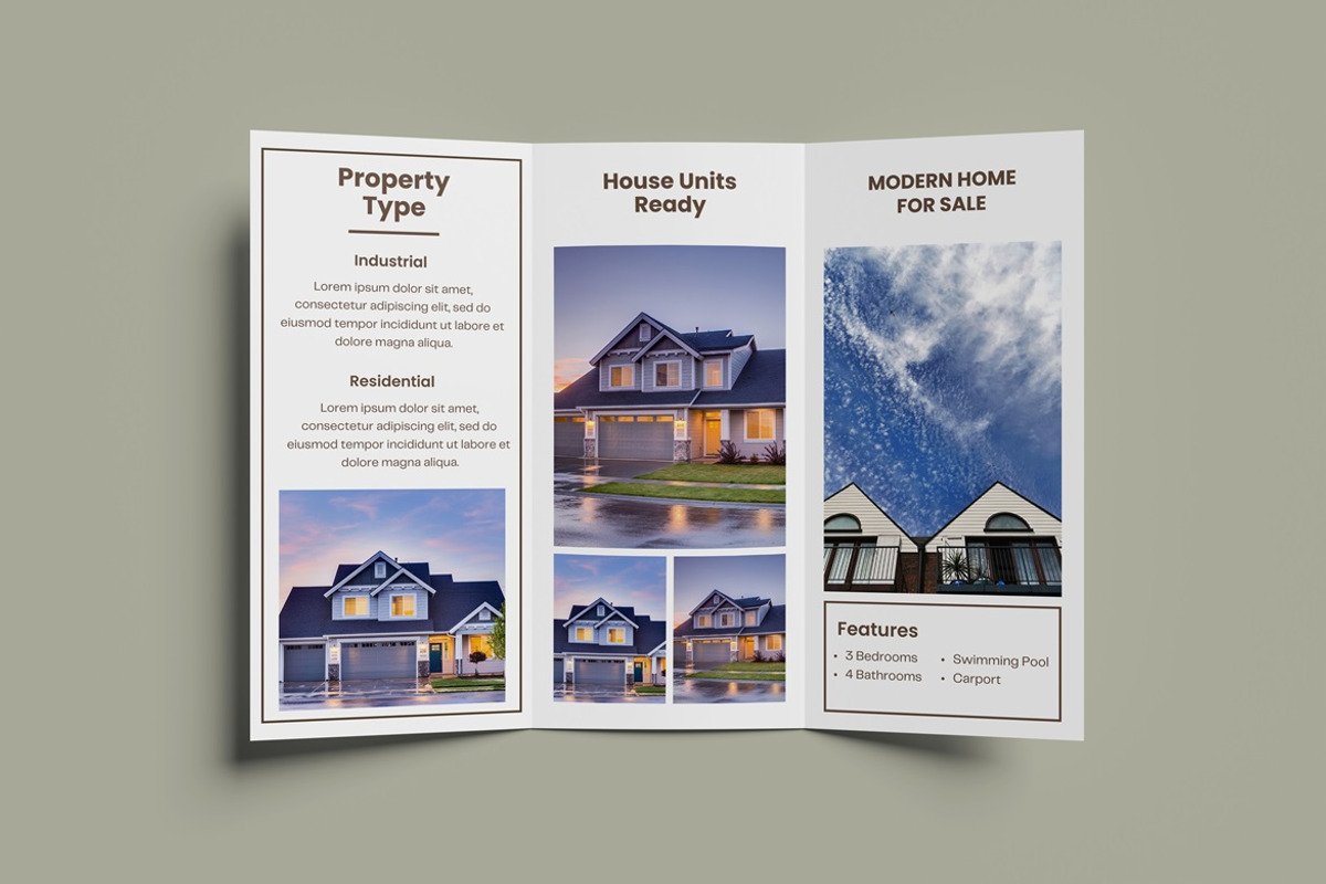 DL Tri-Fold Brochure Mockup, an Advertising Mockup by GraphicWindow (Photo 6 of 7)