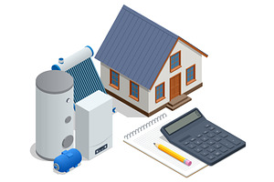 Isometric illustration of a house, an Object Illustration by Golden Sikorka