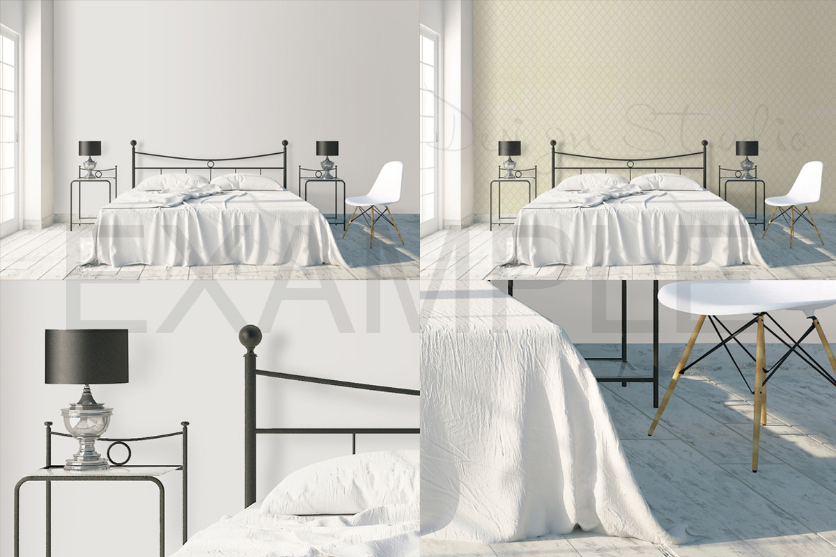 MOCK UPS BUNDLE, 10 INTERIOR PSD, a Print Template by HisariDS Mockup Design (Photo 4 of 11)