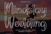 Mindstay Wedding, a Handwritten Font by InermediaSTUDIO (Thumbnail 1 of 7)
