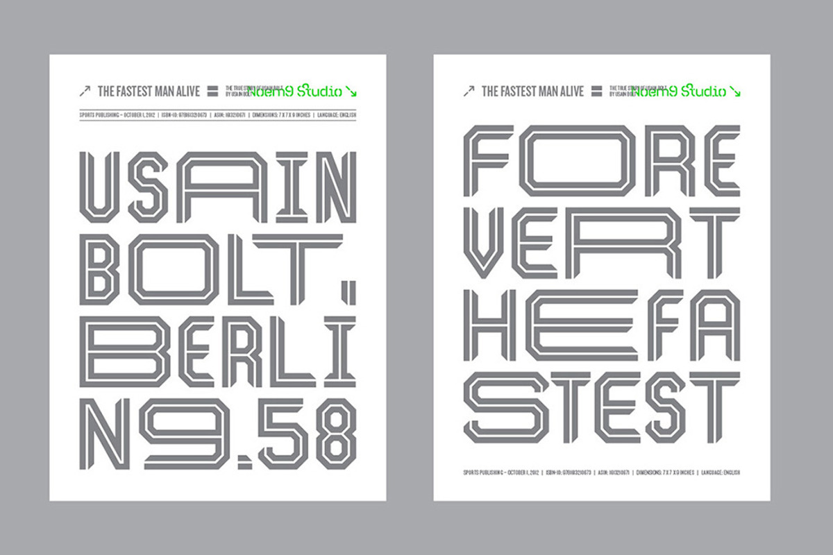 Kickoff Typeface preview 8